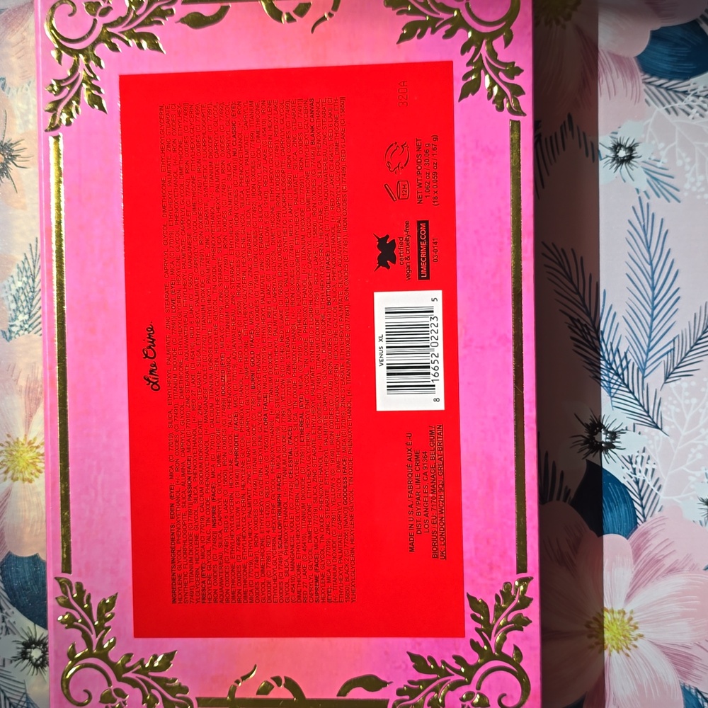 Lime Crime Venus XL Eyeshadow Palette - Picture 3 of 3